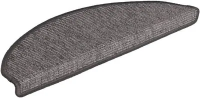 Produktbild von Treppenmatten Set - Hochwertige Bodenbeläge für Treppen - Antirutsch - 65x21x4 cm - Beige Grau