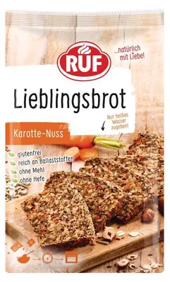 Produktbild von RUF Lieblingsbrot Karotte Nuss Backmischung
