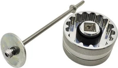 Produktbild von 2-in-1-Tretlagerwerkzeug zur Installation für DUB und T47 mit 16T- und 12T-Seite aus 7075-Aluminiumlegierung und Edelstahl