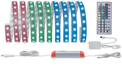Produktbild von Paulmann Function MaxLED RGB Basisset 3m 40W 230/24V 60VA Silber