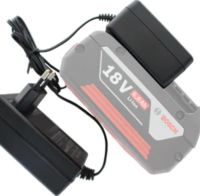 Produktbild von Ladegerät passend für Bosch Li-Ion Akku 18 Volt (kein original Bosch Ladegerät)