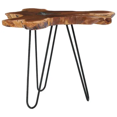 Produktbild von vidaXL Couchtisch 70 x 45 cm Massivholz Teak und Polyresin