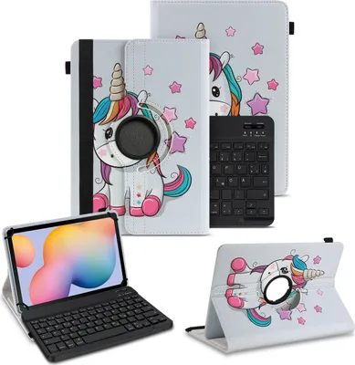 Produktbild von Schutzhülle Tastatur für Xiaomi Pad 7 / 7 Pro Tasche Bluetooth Hülle QWERTZ CaseFarben:Motiv 13