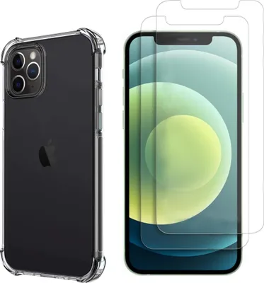 Image de Étui antichoc pour iPhone 12 PRO avec 2 protections d'écran en verre trempé Phonillico®