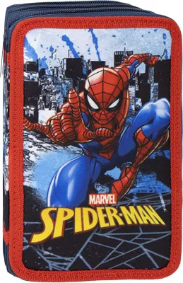 Produktbild von Spider-Man Schul Federmappe Federtasche Federmäppchen - 43 teilig