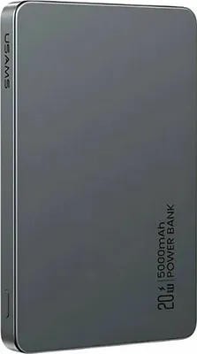 Obrázek produktu pro Usams Powerbank Indukční 5000Mah 20W Pd Rychlonabíjení Šedá/Černá Cy Série 5Kcd23101 (Us-Cd231)