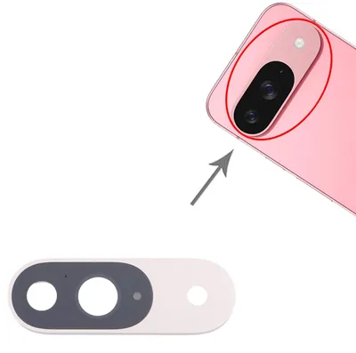 Immagine prodotto di Per Google Pixel 9 lente della fotocamera coperchio di riparazione pezzo di ricambio argento