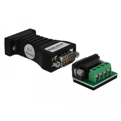 Produktbild von DeLOCK 62919, RS-232, RS-485, Schwarz