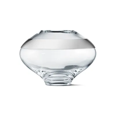 Produktbild von Georg Jensen DUO ROUND VASE SS GLASS MEDIUM 10016981