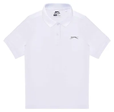 Produktbild von Slazenger - Poloshirt für Jungen, Polyester-Baumwollmischgewebe GT20350 (140) (Weiß)