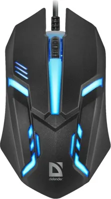 Produktbild von Maus Defender Cyber Mb-560L Schwarz 7 Farben 1200Dpi 3P