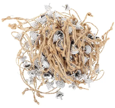 100 Weihnachtshaken, 1,6 cm, vorgeschneidert, für Kugeln und Baum