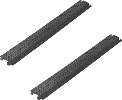 Produktbild von 2x Kabelbrücke 1m Kabelkanal Überfahrschutz Kabelrampe für Wohnwagen, Wohnmobil