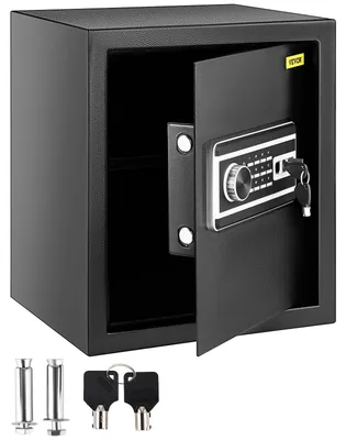 Immagine prodotto di Cassaforte - Cassaforte blindata - Cassaforte di sicurezza - Cassaforte ignifuga - Serratura biometrica (con impronta digitale) - Capacità: 1,7 metri cubi