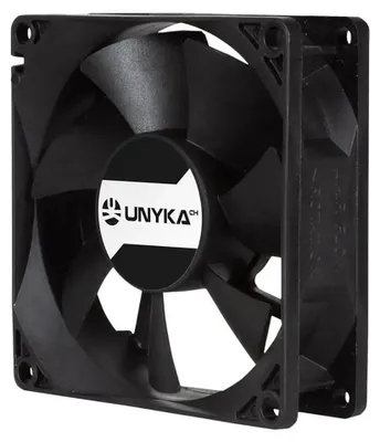 Obrázek produktu pro UNYKAch 80.80.25, Ventilátor, 8 cm, 900 ot/min, 2000 ot/min, Černá