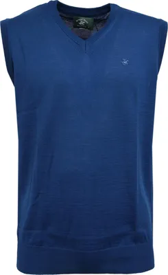 Produktbild von 6288K Gilet uomo BEVERLY HILLS POLO CLUB blau ärmelloser Pullover Mann