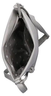 Produktbild von Rieker Damen Umhängetasche Reißverschluss mit Bändel Logo-Anhänger H1073, Farbe:Grau