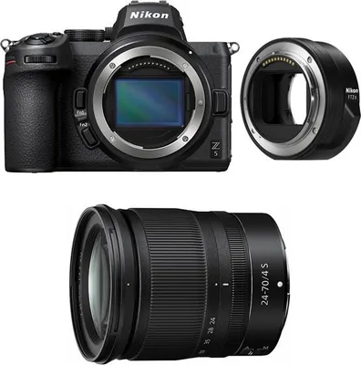 Zdjęcie produktu dla NIKON Z5 + Z 24–70 mm f/4 S + adapter FTZ II