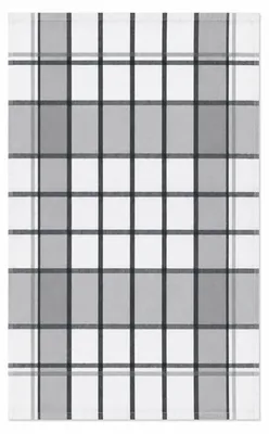 Obrázek produktu pro Kuchyňská utěrka z egyptské bavlny 50x70cm - Kostka šedá