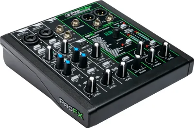 Produktbild von Mackie ProFX6v3 - 6-Kanal-Analogmischer mit USB-Schnittstelle  schwarz