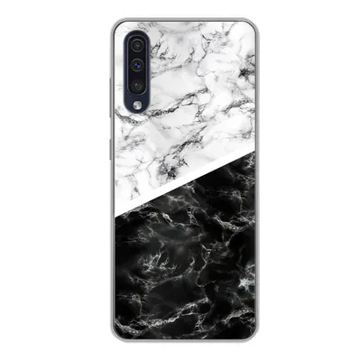 Produktbild von MuchoWow® Handyhülle Schutzhülle Hülle für Samsung Galaxy A50 Marmor - Chic - Collage Silikon Softcase Handy Hülle - Mobiltelefonhülle