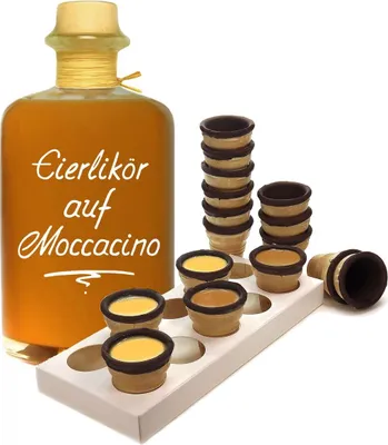 Produktbild von Eierlikör auf Moccacino 0,5L mit 8 Waffelbechern & Becherhalter 20%Vol