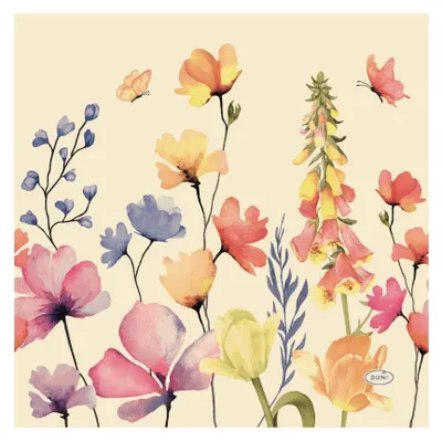 Produktbild von Duni Servietten Blumenparadies 33cm