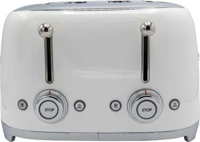 Produktbild von Smeg TSF03WHEU Toaster 4 Scheibe(n) Weiß 2000 W (TSF03WHEU)