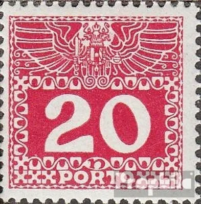 Produktbild von Briefmarken Österreich 1908 Mi P40y dünnes Papier gestempelt Portomarken