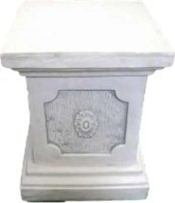 Produktbild von Schöner Sockel aus Steinguss perfekt für den Garten die Terrasse oder den Vorgarten ist Frostfest Witterungsbeständig und Neu 38cm H, PO-74
