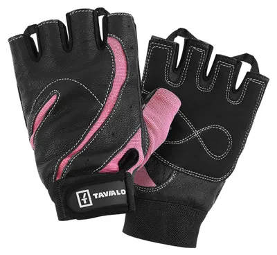 Productafbeelding van Vrouwen Fitness Trainingshandschoenen - Maat S - Roze/Zwart
