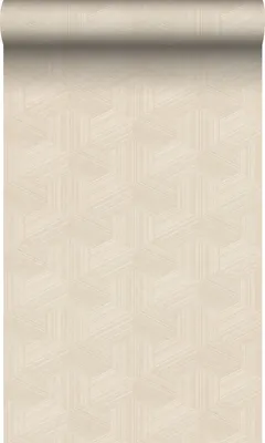 Zdjęcie produktu dla Origin Wallcoverings tapeta graficzny motyw 3D jasny beż 50 x 900 cm