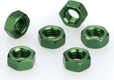 Produktbild von PUIG 0763V Muttern aus Anodisierten Aluminium  passend fuer UNIVERSAL UNIVERSAL Grün