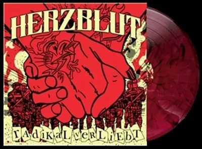 Image de Herzblut : Herzblut : Radkal verliebt (Red Marbled Vinyl) - - (LP / R)