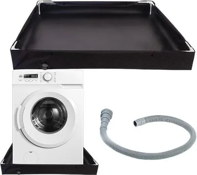 Produktbild von Tragbare Dusche - Außendusche - Hygiene Camping - Mit Ablaufschlauch - 80 x 80 cm - Schwarz