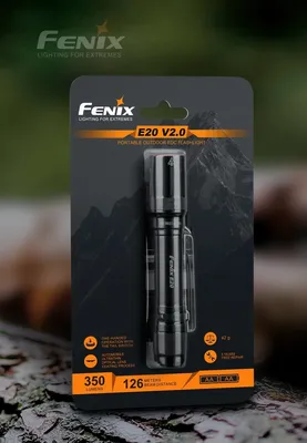 Obrázek produktu pro Svítilna Fenix E20 V2.0 LED 350 lm pro AA baterie