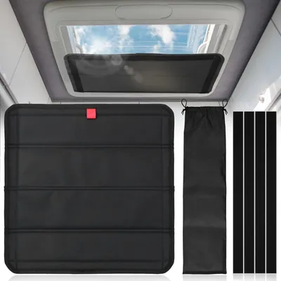 Productafbeelding van Caravan dakventilatie - Magnetisch en inklapbaar, 40,6 x 40,6 cm