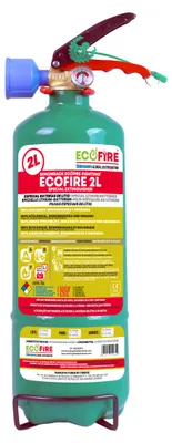 Productafbeelding van Ecofire Blusapparaat, Extinctie ABFL, 2 liter, Geschikt voor lithiumbatterijen, Milieuvriendelijk