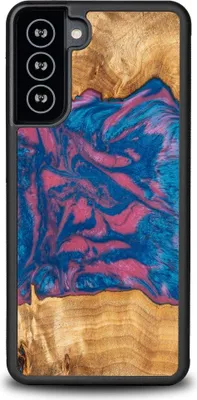 Produktbild von Bewood Einzigartige Hülle für Samsung Galaxy S21 FE - Neons - Vegas