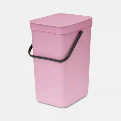 Produktbild von Brabantia Sort & Go, 12 l, Rechteckig, Recycelbarer Kunststoff, Pink, Manuell, Belgien