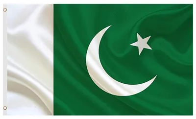 Pakistan Flagge 5ft x 3ft, Polyester mit Messingösen