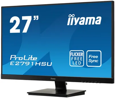 Produktbild von iiyama ProLite E2791HSU-B1, 68,6 cm (27"), 1920 x 1080 Pixel, Full HD, LED, 1 ms, Schwarz