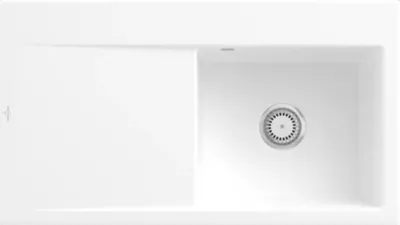 Produktbild von Villeroy & Boch Keramikspüle 335101RW, Subway Style 50 Einbauspüle - inkl.