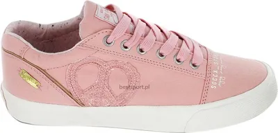 Produktbild von SOCCX Deutsch Damen Turnschuhe rosa Stoff leicht 36