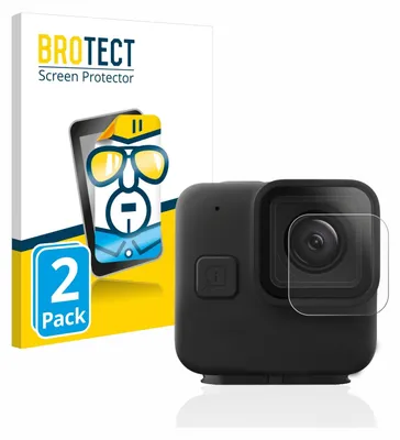 Produktbild von 2x Für GoPro Hero 11 mini Linse (Gehäuse) Schutzfolie BROTECT Displayschutz Display Schutz Folie Klar Transparent