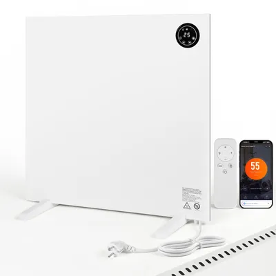 Produktbild von Eikuavons 400 W Hybrid-Infrarotheizung mit App, Fernbedienung und Standfüßen