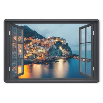 Produktbild von MuchoWow® Mauspad Mousepad Ausblick - Italien - Meer 27x18 cm - Mousepads - Maus Mat - Pad - Mausunterlage - Büroartikel - Desk Matten