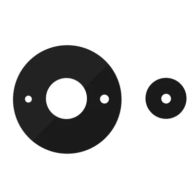 Image de Clappio, Lentille de la caméra arrière pour Xiaomi Redmi A3, 100% compatible, Noir