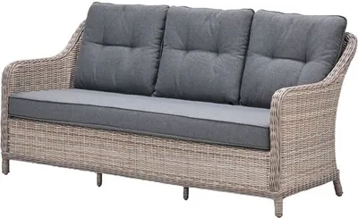 Produktbild von Garden Impressions Milwaukee Dreisitzbank - vintage willow - mystic grey
