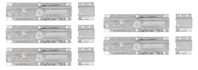 Zdjęcie produktu dla Alberts 835675 Śruba drzwiowa z uchwytem gałkowym, z pętlą, ocynkowana, pasywowana grubowarstwowo, 200 x 57 mm, zestaw 5 szt